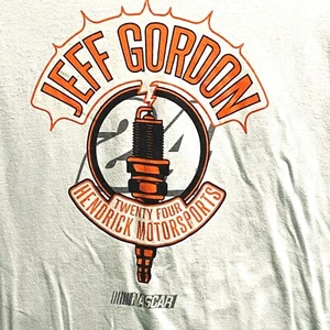 Nascar Jeff Gordon T Shirt Size L Twenty Four Hendrick Motorsports Gray Cotton - Picture 1 of 4