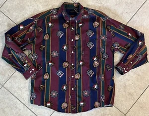 Vintage Structure Men’s Shirt Button Down Size XL Italy Milano Firenze - Picture 1 of 11