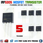 5PCS IRF5305 IRF5305PBF Mosfet Transistor P-Channel 31A 55V 110W TO-220