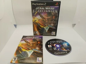 Star Wars - Starfighter - Playstation 2 - PS2 - Complete Game W/Manual Working - Picture 1 of 11