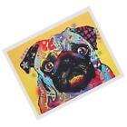2-6pack 1 Panel Canvas Oil Painting Wall Decor Art Picture - Pug Dog