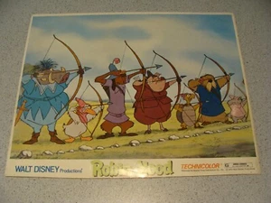 ROBIN HOOD - Original Lobby Card 1973 - WALT DISNEY TECHNICOLOR - 33,5 x 26,5 cm - Photo 1/2