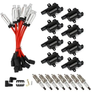 DEEGOOLY 8PCS UF262 D585 Heavy Duty Ignition Coils Pack & Iridium Spark Plugs - Picture 1 of 11
