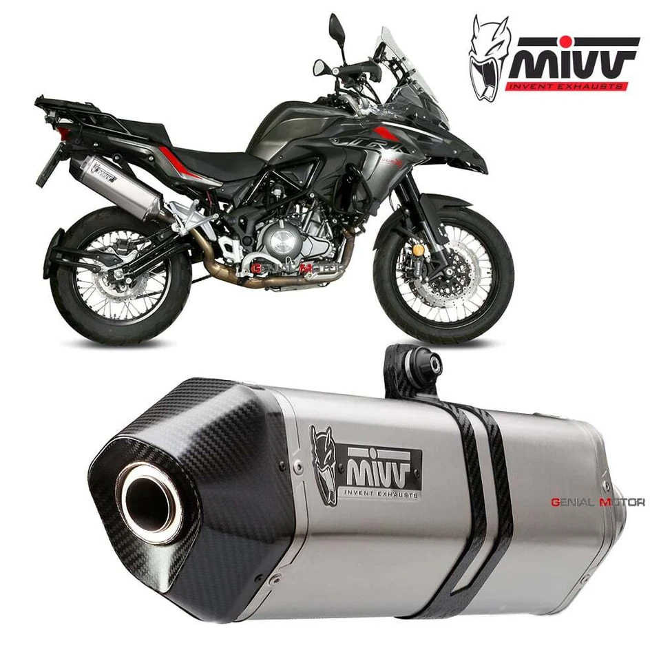 E.004.lrx Scarico Mivv Benelli TRK 502 x - 2018