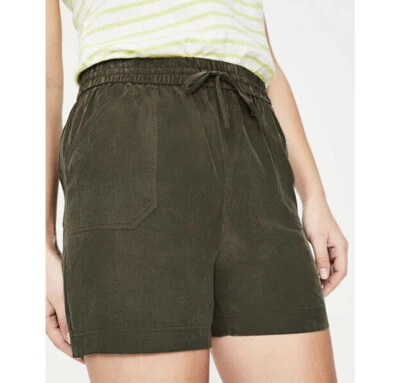 Boden Talia Drawstring Waist Silky Shorts In Green SZ US 16 NWT  - Image 1 of 4