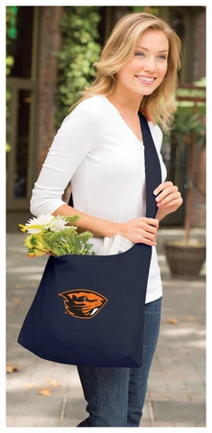 Oregon State COOL Navy Sling Cotton Tote Bag Cover