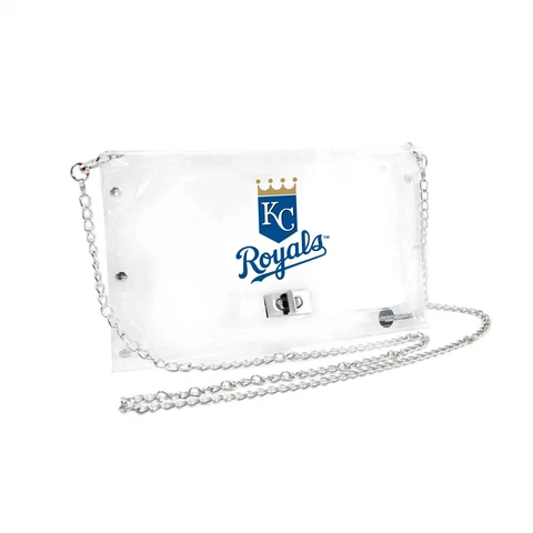 Kansas City Royals Clear Envelope Purse, MLB Crossbody Stadium Approved Cover