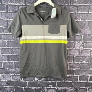 Cat & Jack XL 16 Boys Striped Collared Shirt Buttons - Picture 1 of 6