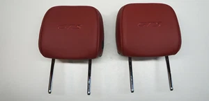 Porsche 95B Macan GTS Reposacabezas Cabeza Asiento Cuero Juego Delantero A0076 - Imagen 1 de 9