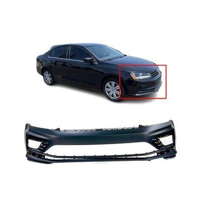 Cubierta de parachoques delantera imprimada para Volkswagen Jetta VW1000242 2016-2018 Foto 1 de 4
