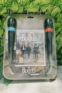 *SingStar Mikrofone + The Beatles Rock Band PS3 | Neu OVP | PlayStation 3 Bundle - Picture 1 of 2