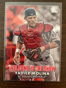 Tarjeta insertada Yadier Molina 2022 Topps Welcome to the Show # WTTS-42 como nueva - Imagen 1 de 2