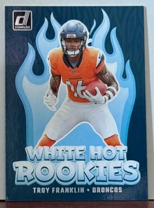 Troy Franklin 2024 Panini Donruss White Hot Rookies #7 F10 - Imagen 1 de 1