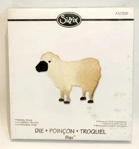 Sizzix Bigz Rachael Krippe Schaf A10391 Stanzschablone BIGkick Big Shot Vagabund - Bild 1 von 3