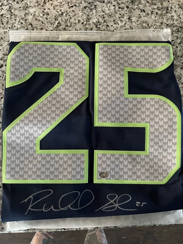 richard sherman seahawks jersey auto nike on field Cover