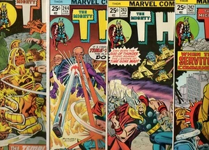 Thor #242 243 244 245 KOMPLETTE 4-TEILIGE TIME-TWISTERS GESCHICHTE! Disney+ LOKI! Sehr guter Zustand 8.0 - Bild 1 von 9