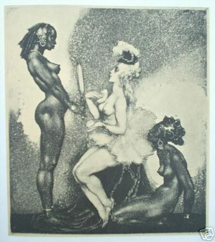 1977 1st NORMAN LINDSAY ETCHINGS *LIKE NEW* w 100 FULL PAGE PLATES FREE EXPR W/W - image 1 of 4