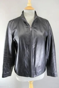 EXCELENTE CHAQUETA DE CUERO NEGRA GAP MEDIANA 36-38 PULGADAS - Imagen 1 de 11