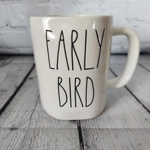Rae Dunn Ceramic Early Bird Coffee Tea Mug White - Picture 1 of 5