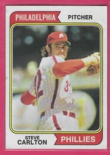 1974 Topps STEVE CARLTON #95 EXMT Philadelphia Phillies HOF
