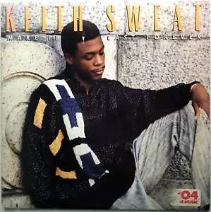 KEITH SWEAT "Make It Last Forever" Debut LP 1987 Elektra SRC Press EX / VG++ - Picture 1 of 6