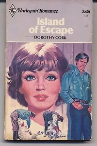 Island of Escape (Harlequin Romance #2259) 1979 paperback Dorothy Cork - Foto 1 di 1