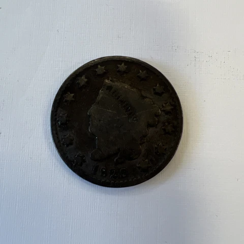 UNDER WHOLESALE BID  -1828 GOOD CORONET LARGE CENT Cover