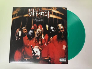 SLIPKNOT SELF TITLED LP RECORD 1999 CLEAR SLIME GREEN VINYL 1999 FIRST PRESSING - Picture 1 of 2
