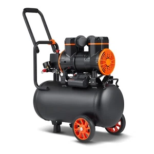 Air Compressor 6.3 Gallon 1450W 3.35 CFM@ 90PSI 70 dB Ultra Quiet Oil Free - Picture 1 of 9