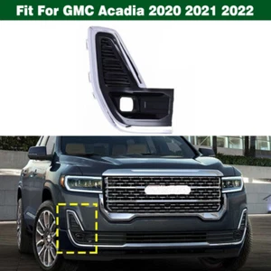 Right Front Bumper Fog Light Lamp Bezel Grille Cover For GMC Acadia 2020-2022 - Picture 1 of 9