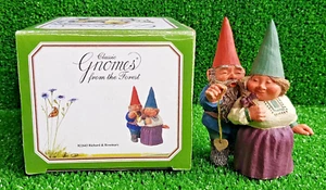Rien Poortvliet Originale Gnomo Olandese "Richard & Rosemary" Zambiasi 822643 - Imagen 1 de 9