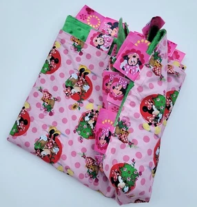 Handmad Minnie Cotton Fabric Dimple Minky Blanket Toddler/Child Girl - Picture 1 of 6