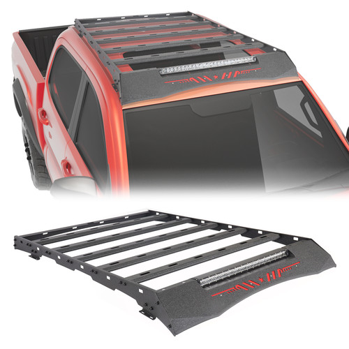 2005-2023 Toyota Tacoma Double Cab Roof Rack Cargo Carrier Steel w/LED ...