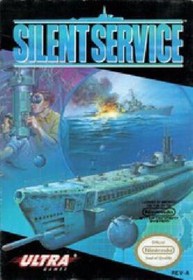 Silent Service NES Cosmetically Flawed Cartridge