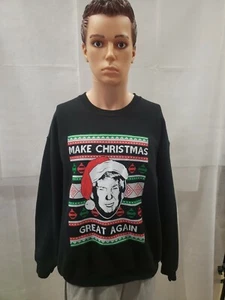 Donald Trump Make Christmas Great Again Crewneck Sweater L - Picture 1 of 6