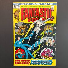 Fantastic Four 123 Bronze Age Marvel 1972 Silver Surfer cover Stan Lee comic