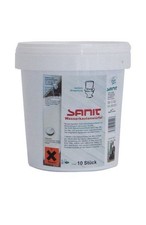 Sanit WC Reinigungswürfel f. Geberit Einwurfschacht Spülkasten Würfel 10 Stück