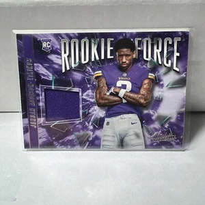 2023 Absolute_Rookie Force Patch_JORDAN ADDISON_Minnesota Vikings_RF-15 - Picture 1 of 2