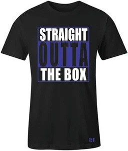 "STRAIGHT OUTTA THE BOX" T-Shirt to Match Air Retro 11 "SPACE JAM" 2016 - Picture 1 of 1