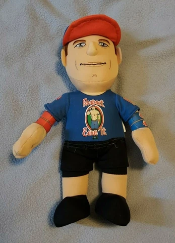 WWE John Cena RESPECT 10" plush toy doll Bleacher Creatures 2018 Cover