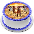 Pferd Wild essbar Tortenbild Muffin Party Deko Geburtstag neu Geschenk Bild Pony