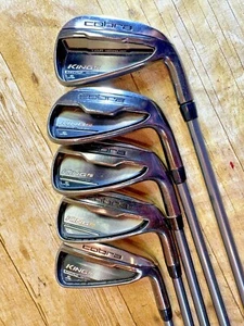 COBRA KING F6 TECFLO HALF HOLLOW IRON OZIK MFS R FLEX (CHOOSE CLUB) ⭐️FAIR⭐️ - Picture 1 of 43