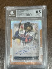 2020 Topps Five Star Autographs Orange  Ronald Acuna Jr 1/5 Pop 1 BRAVES ATL MVP