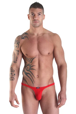 Herren Mini String LOOKME NEW LOOK Rot Micro Slip Tanga Erotik Sex Schmalissimo - Bild 1 von 4