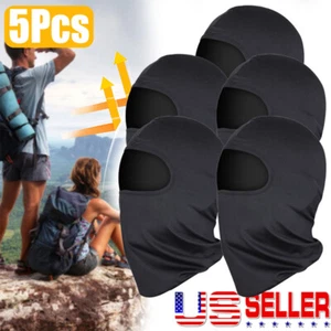 5 Stück Sturmhaube Gesichtsmaske UV Schutz Ski Ninja Maske Sonnenhaube Winddicht Maske USA - Bild 1 von 16