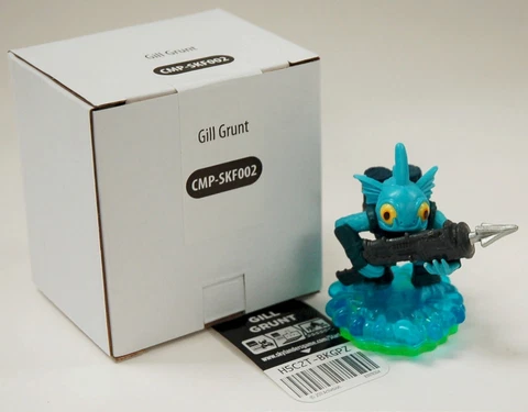 NEW in Box Skylanders Spyro's Adventure GILL GRUNT Series 1 Figure Wii-U XBox360 Cover