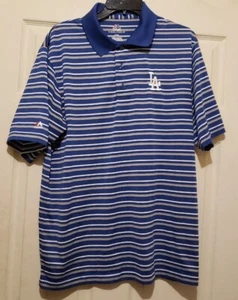 Polo Shirt Los Angeles Dodgers grande blu bianco - Foto 1 di 9