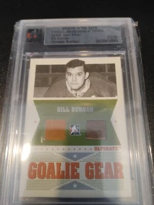 ITG Ultimate Goalie Gear Bill Durnan Double Memorabilia Stick Glove Canadiens - Bild 1 von 2