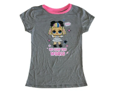 L.O.L. Surprise Doll We Run the World Little Girl's T-Shirt, LOL Doll NEW - Image 1 of 4