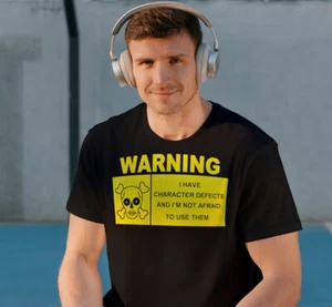 Maglietta Narcotici Anonimi HO DIFETTI DEL PERSONAGGIO  - Foto 1 di 16